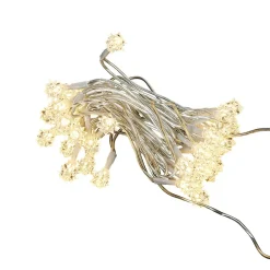 Guirlande électrique Diamants 40 Led Blanc chaud clignotant 3,9 m < Gifi Discount