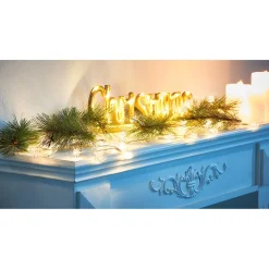 Guirlande électrique Diamants 40 Led Blanc chaud clignotant 3,9 m < Gifi Discount