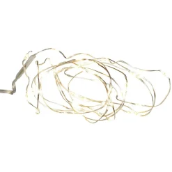Guirlande électrique fil cuivre 40 microLED 2m d'éclairage blanc chaud < Gifi