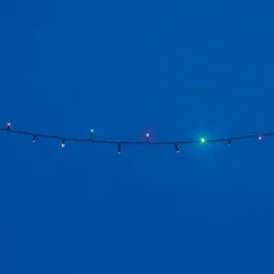 Guirlande électrique 50 LED solaire multicolore 4,9 m < Gifi New