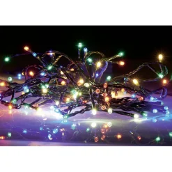 Guirlande électrique 50 LED solaire multicolore 4,9 m < Gifi New