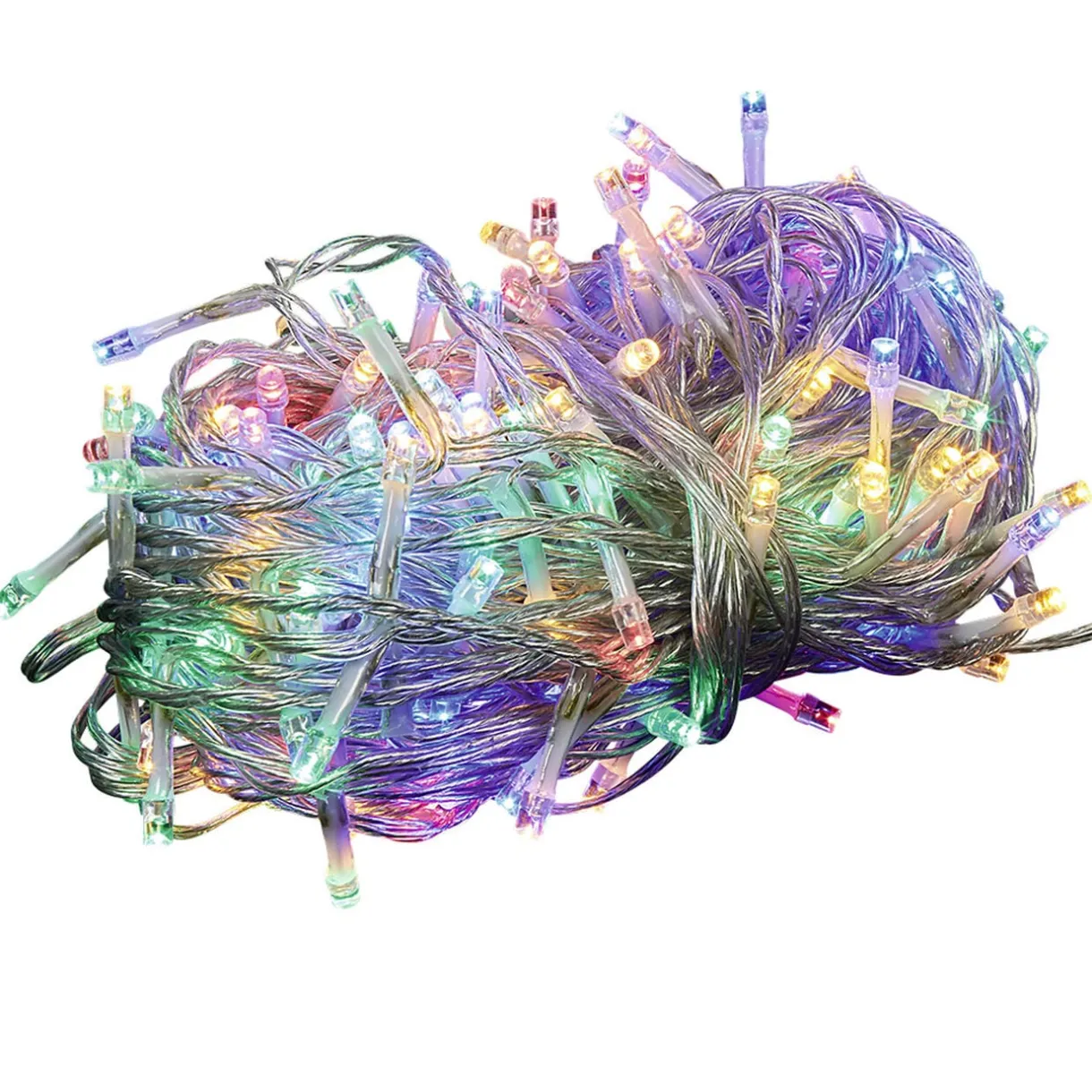 Guirlande électrique 400 LED solaire connectable L40M multicolore < Gifi Discount