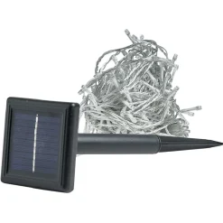 Guirlande électrique solaire 200 LED 19,9m d'éclairage multicolore