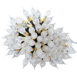 Guirlande lumineuse ampoule tulipe vintage 120LED blanc chaud 8,9m < Gifi Best