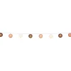 Guirlande lumineuse 10 boules beige marron orange L165cm