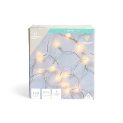 Guirlande lumineuse diamant 140LED blanc chaud 13,9m < Gifi Clearance