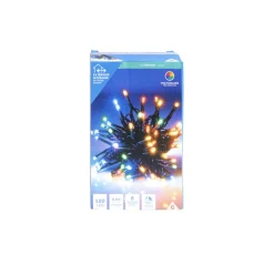 Guirlande lumineuse extérieur 120LED multicolores 8,9m