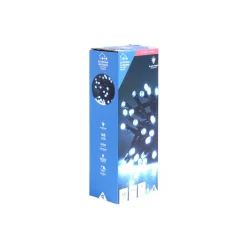 Guirlande lumineuse extérieur à piles 48LED blanc froid 3,5m < Gifi Hot