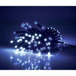 Guirlande lumineuse extérieur 48LED à piles bleu et blanc froid 3,5m < Gifi Sale