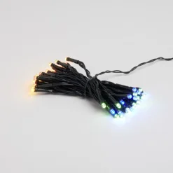 Guirlande lumineuse extérieur à piles 48LED multicolores 3,5m