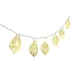 Guirlande lumineuse feuille dorée 10LED blanc chaud 1,8m < Gifi Discount