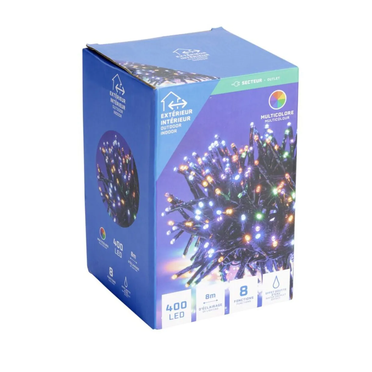 Guirlande lumineuse int/ext 400LED multicolore 8m < Gifi Clearance