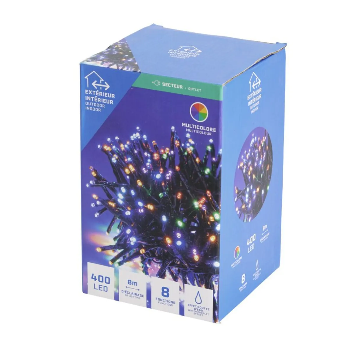 Guirlande lumineuse int/ext 400LED multicolore 8m < Gifi Clearance