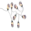 Guirlande lumineuse intérieur 8LED bonhomme de neige Noël à piles 1,4m < Gifi Outlet