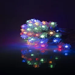 Guirlande lumineuse intérieur diamant 80LED multicolores 7,9m
