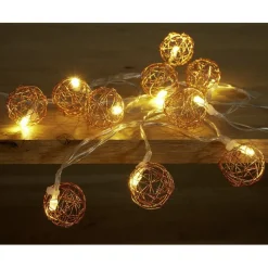 Guirlande lumineuse 10 LED blanc chaud 1,2m < Gifi Clearance