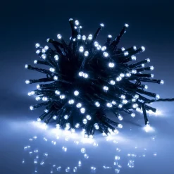 Guirlande lumineuse 240 LED blanc froid fixe et clignotant L.23,9 m