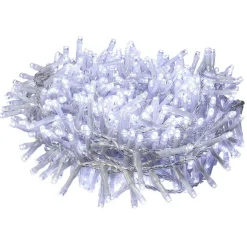 Guirlande lumineuse 700 LED cluster blanc froid fixe clignotant L.14 m < Gifi New