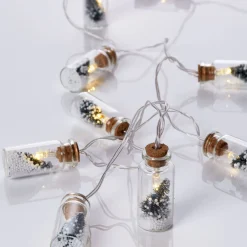 Guirlande lumineuse petits sapins intérieur 10 LED