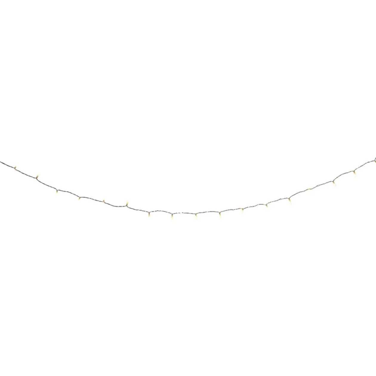 Guirlande lumineuse à piles 20LED blanc chaud 2,2m