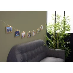 Guirlande lumineuse porte photo à LED L160 cm pour 10 photos < Gifi Outlet