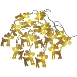 Guirlande lumineuse renne 20LED blanc chaud 2,85m < Gifi Hot