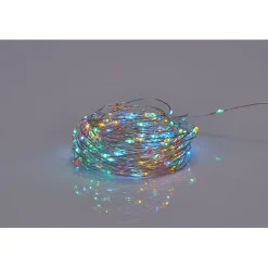 Guirlande lumineuse Solaire 400 microled Multicolore 20 m < Gifi