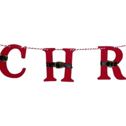 Guirlande Merry Christmas feutrine rouge 2m < Gifi Clearance