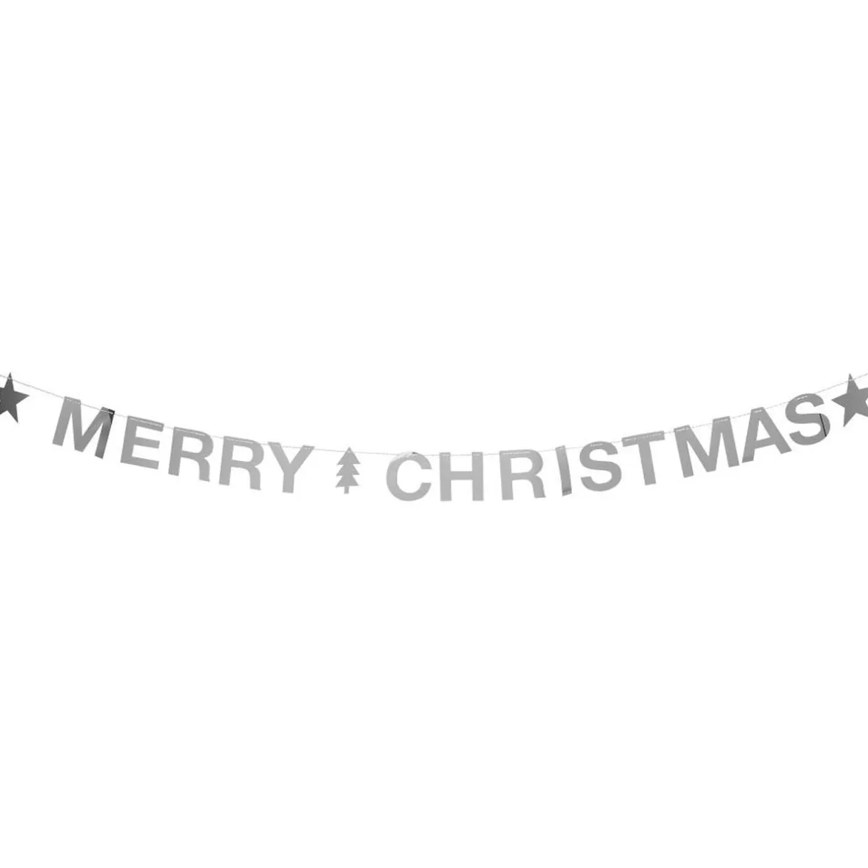 Guirlande Merry Christmas gris argenté 2m < Gifi Online