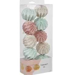Guirlande origami rose bleu blanc < Gifi Online
