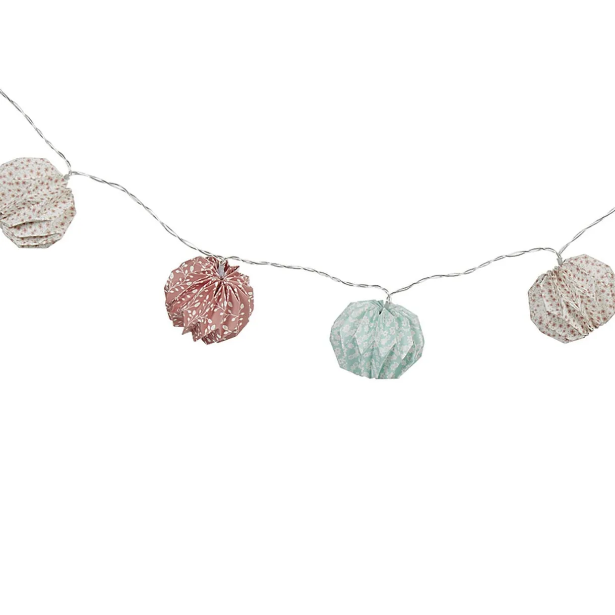 Guirlande origami rose bleu blanc < Gifi Online