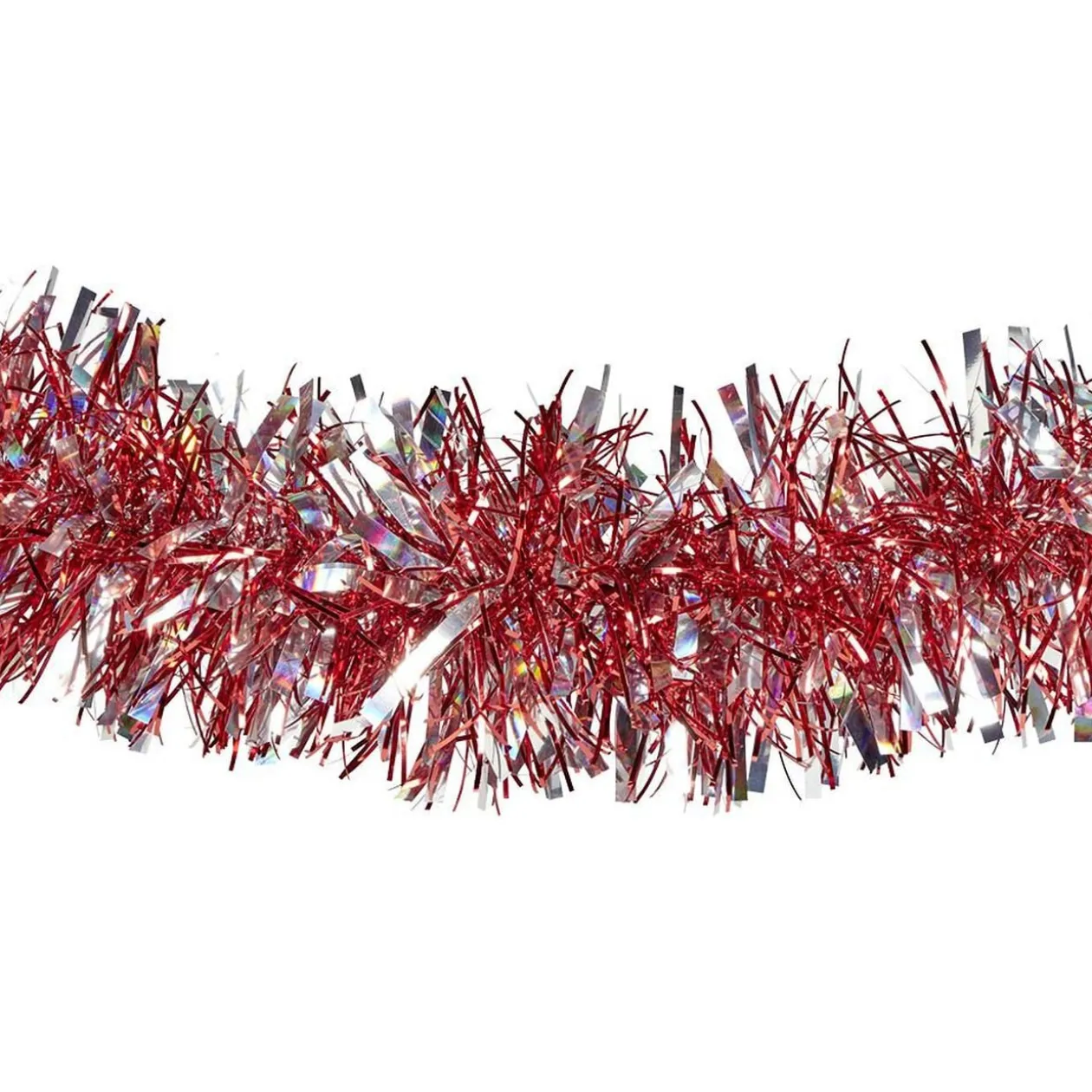 Guirlande rouge métallisé L180cm
