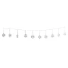 Guirlande solaire bordure de toit 10 flocons de neige 240LED blanc froid 2,7m