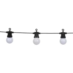Guirlande solaire guinguette 50LED design ampoule 5,8m
