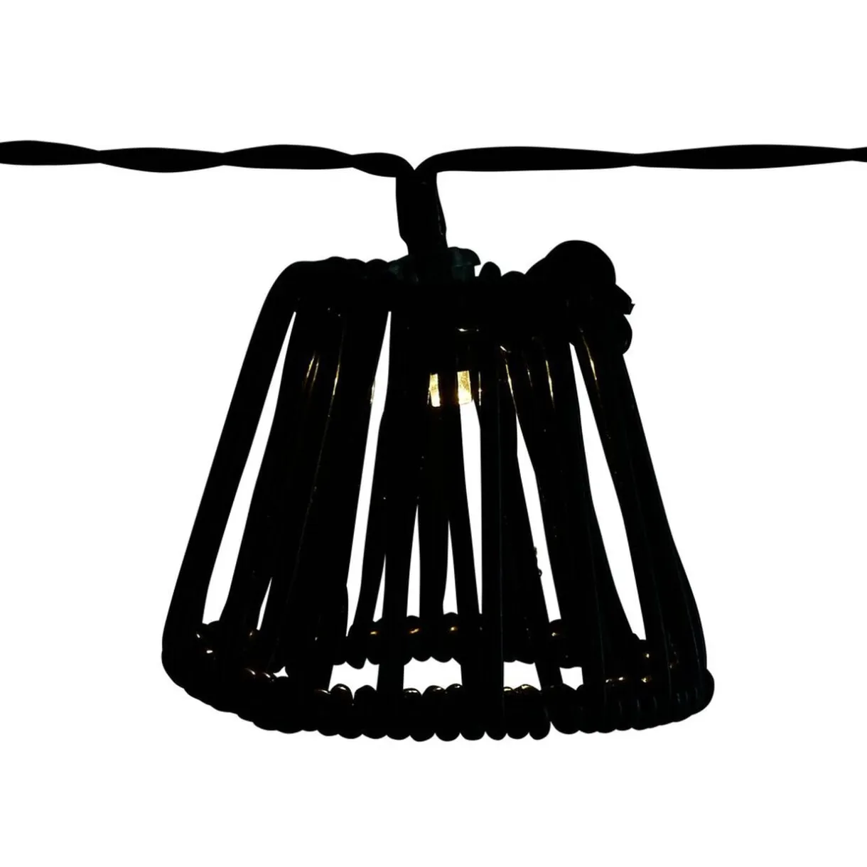 Guirlande solaire 10 LED design filaire noir 2,7m < Gifi Online