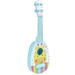 Guitare enfant 4 cordes motif animal plastique L36cm (3 modèles) < Gifi