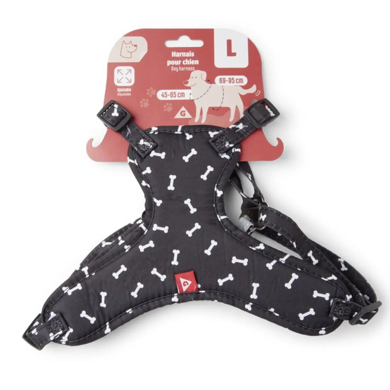 Harnais ajustable pour grand chien - Taille L