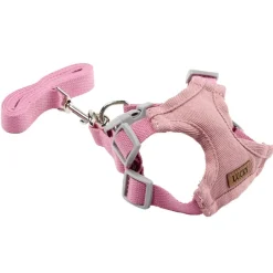 Harnais pour animal polyester rose < Gifi Best