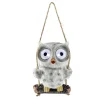 Hibou lumineux solaire à suspendre 8,5x5,5xH12cm < Gifi Discount