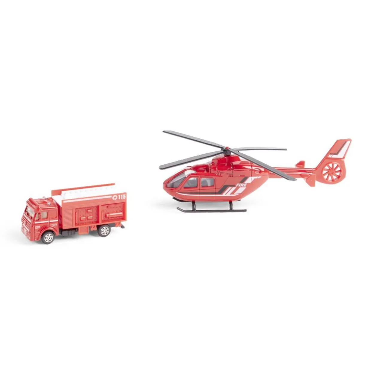 Hélicoptère avec véhicule assorti - 4 modèles < Gifi