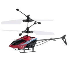 Hélicoptère radiocommandé USB plastique et métal 19x3xH11cm (3 modèles)