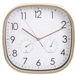 Horloge murale 3en1 baromètre hygromètre Ø30cm (2 modèles) < Gifi