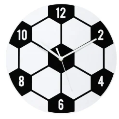Horloge murale en bois Ø30cm - 2 modèles foot ou basket < Gifi Best