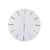 Horloge ronde barres en métal et plastique blanc Ø50cm < Gifi Clearance