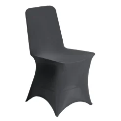 Housse de chaise extensible grise L44xP39XH91cm