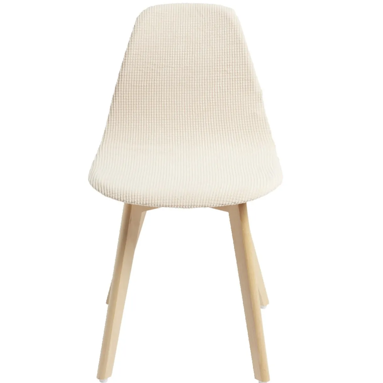 Housse de chaise scandinave extensible beige 45x40xH45cm < Gifi Clearance