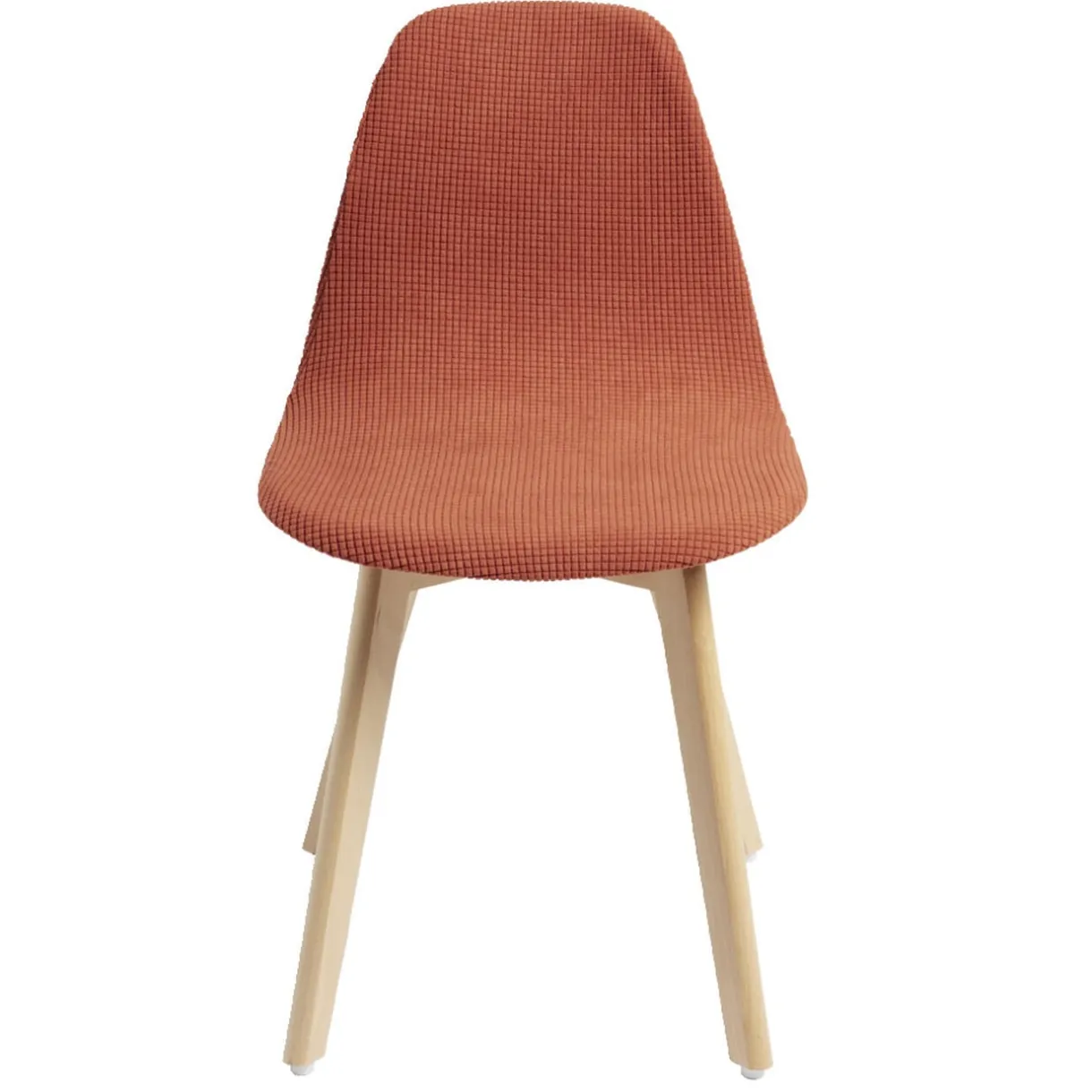 Housse de chaise scandinave extensible verte L45xP40xH45cm