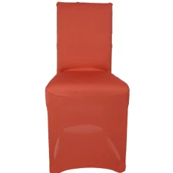 Housse de chaise uni rouge
