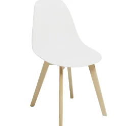 Housse de chaise velours côtelé L45xP40xH45cm - 2 modèles gris ou blanc
