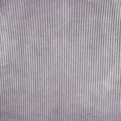 Housse de chaise velours côtelé L45xP40xH45cm - 2 modèles gris ou blanc